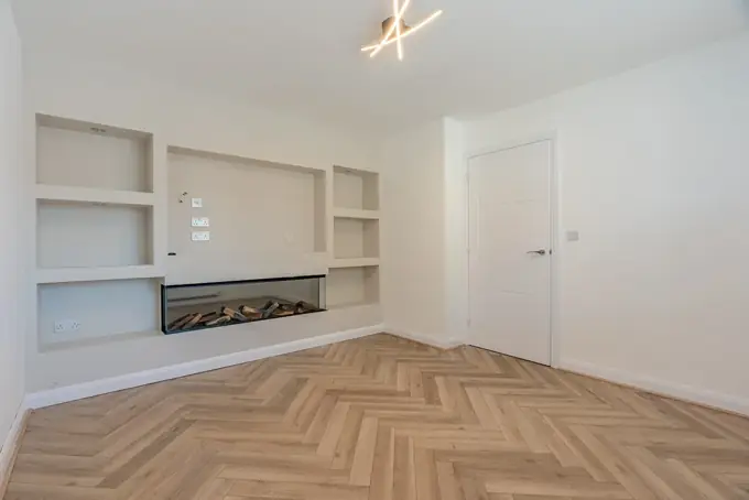 Living room of a three-bedroom house on Lower Clough Street, Barrowford